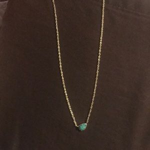 Light blue and gold Kendra Scott necklace